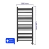 Slika 6/8 -WENTOREX Tolla Electric 700 W električni radijator dimenzije