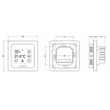 MAGNUM MRC Smart WiFi digitalni sobni termostat za električno podno grejanje