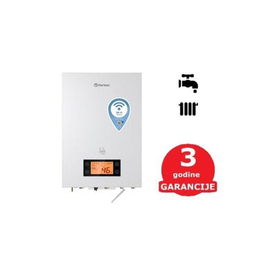 THERMEX TESLA WiFi 6 kW električni kotao za centralno grejanje i uz dodatak PTV rezervoara za pripremu tople vode