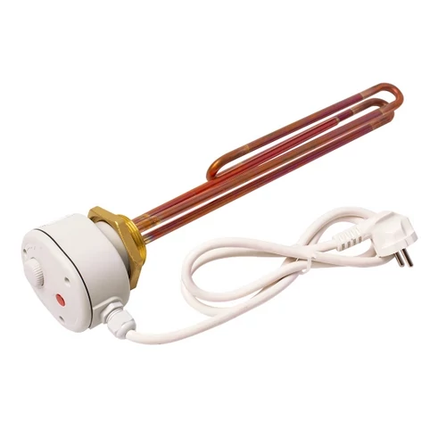 UNIVAL električni grejač 3 kW - sa ugrađenim termostatom (5/4" - pocinkovano)
