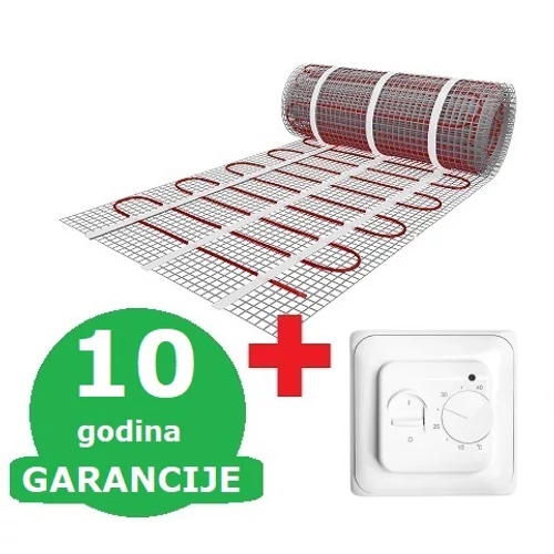 U-HEAT grejna mrežica + U-HEAT  manualni termostat