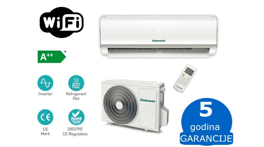 Centrometal AC-Cm M-12000 split inverter klima (R32 - 3,5 kW) - sa WiFi modulom