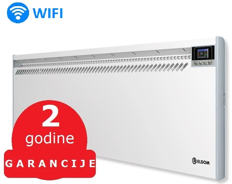 ELDOM RH 20NW WiFi električni konvektor sa programabilnim upravljanjem 2000W (iOS i Android)