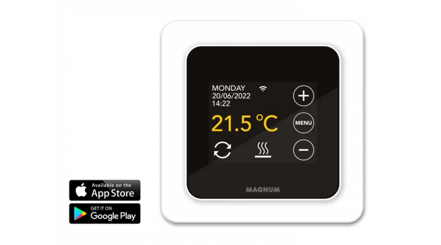 MAGNUM MRC Smart WiFi električni termostat za podno grejanje sa senzorom temperature poda i sobe