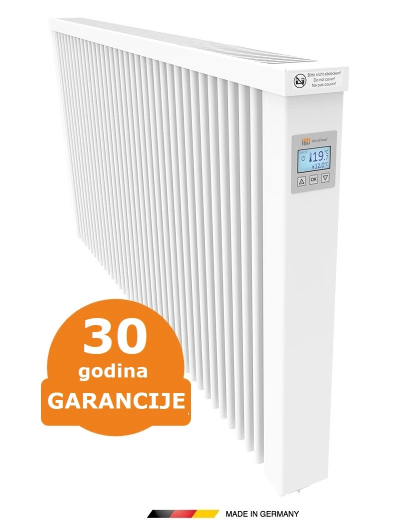 AeroFlow MAXI 2450 W električni radijator (WIFI ready - LCD upravljanje)