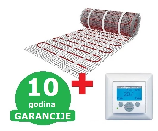 U-HEAT grejna mrežica 4,5 m2 =  675 W + Intelligent Control digitalni termostat sa senzorom temperature poda