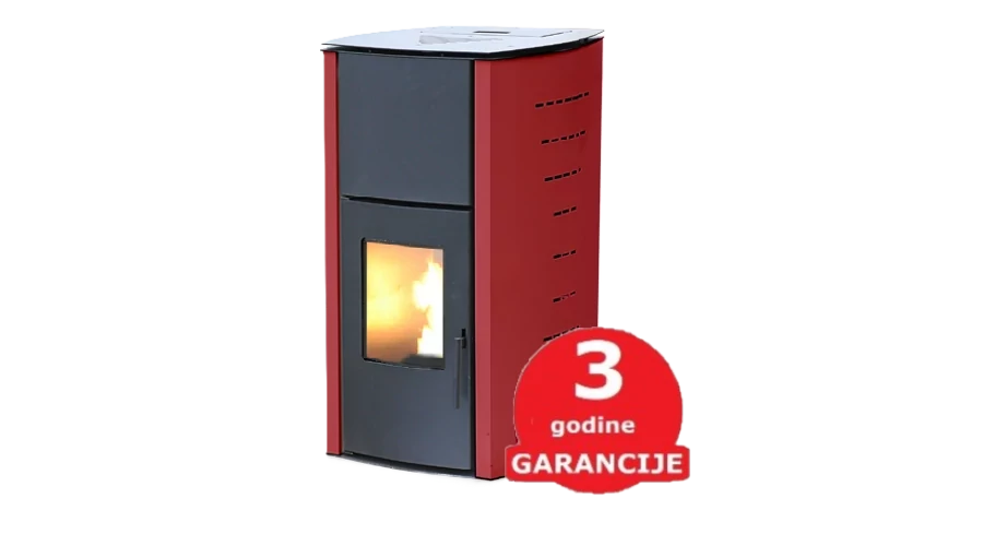Peć na pelet WENTOREX Como PS-H 18 sa vodenom komorom (18 kW / bordo)