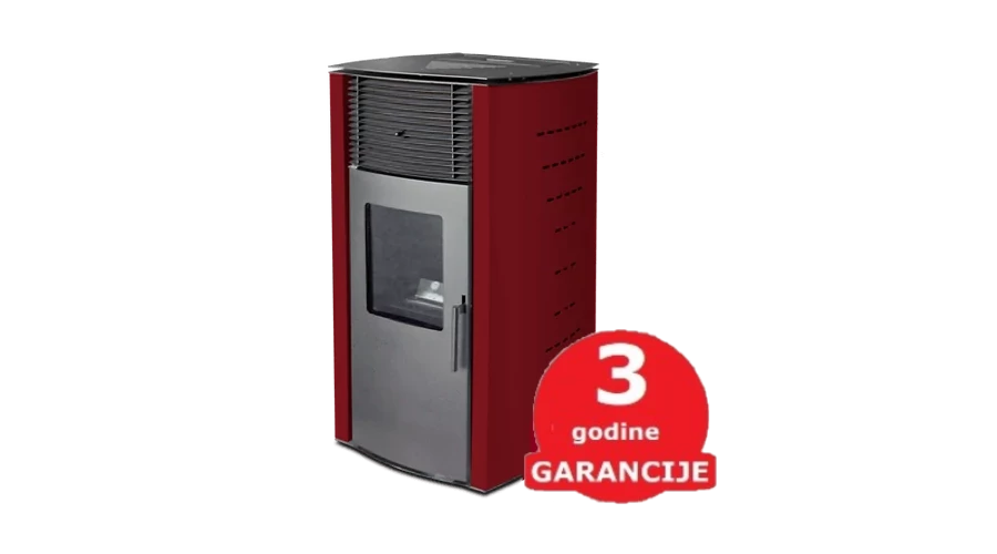 Peć na pelet WENTOREX Milano PS-D 10 (10 kW / bordo)